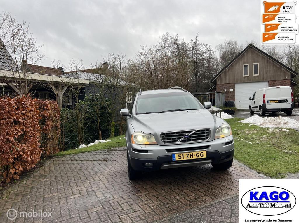 Prachtige Volvo XC90 2.4 D5 Summum bj 2008 nwe d-riem+apk, Gebruikt, 241 €/maand, Navigatiesysteem, 7 stoelen