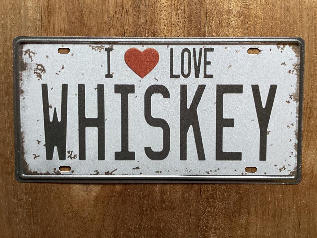 I Love Whiskey wandbord (Old Look), Www.pand50.nl, Nieuw, Ophalen of Verzenden, Printer29BCoevorden
