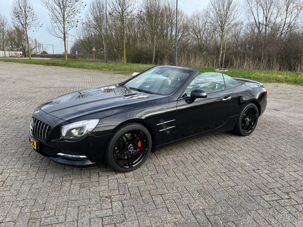 Mercedes-Benz SL 350 306pk Automaat 2013 Obsidiaanzwart, Euro 5, Achterwielaandrijving, Cabriolet, Zwart