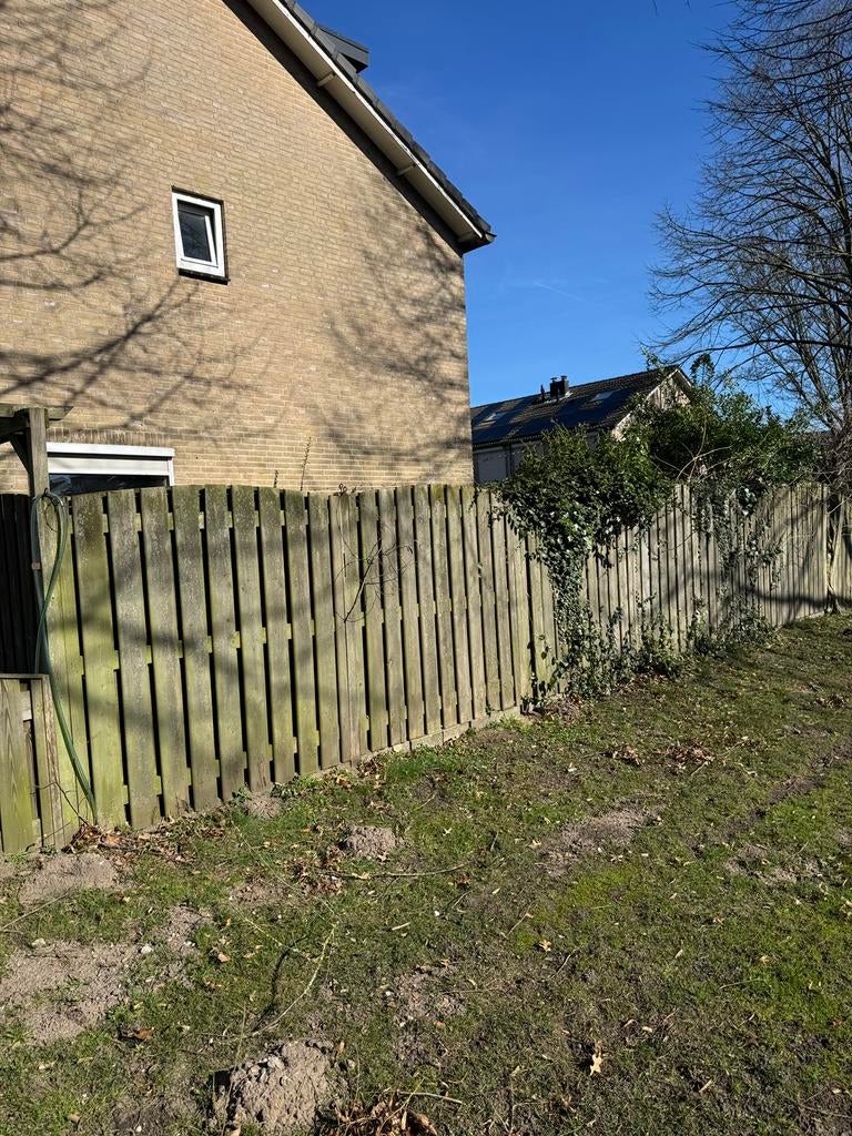 houten schutting, 1 tot 2 meter, Minder dan 3 meter, Ophalen of Verzenden, Zo goed als nieuw