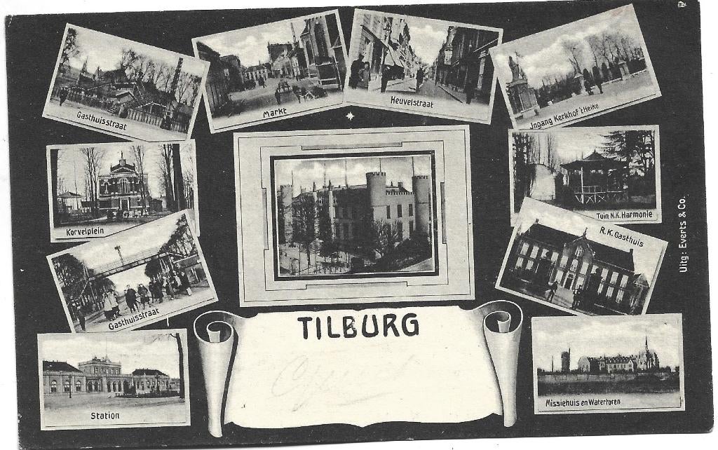Tilburg, Verzenden, Voor 1920, Ongelopen, Noord-Brabant