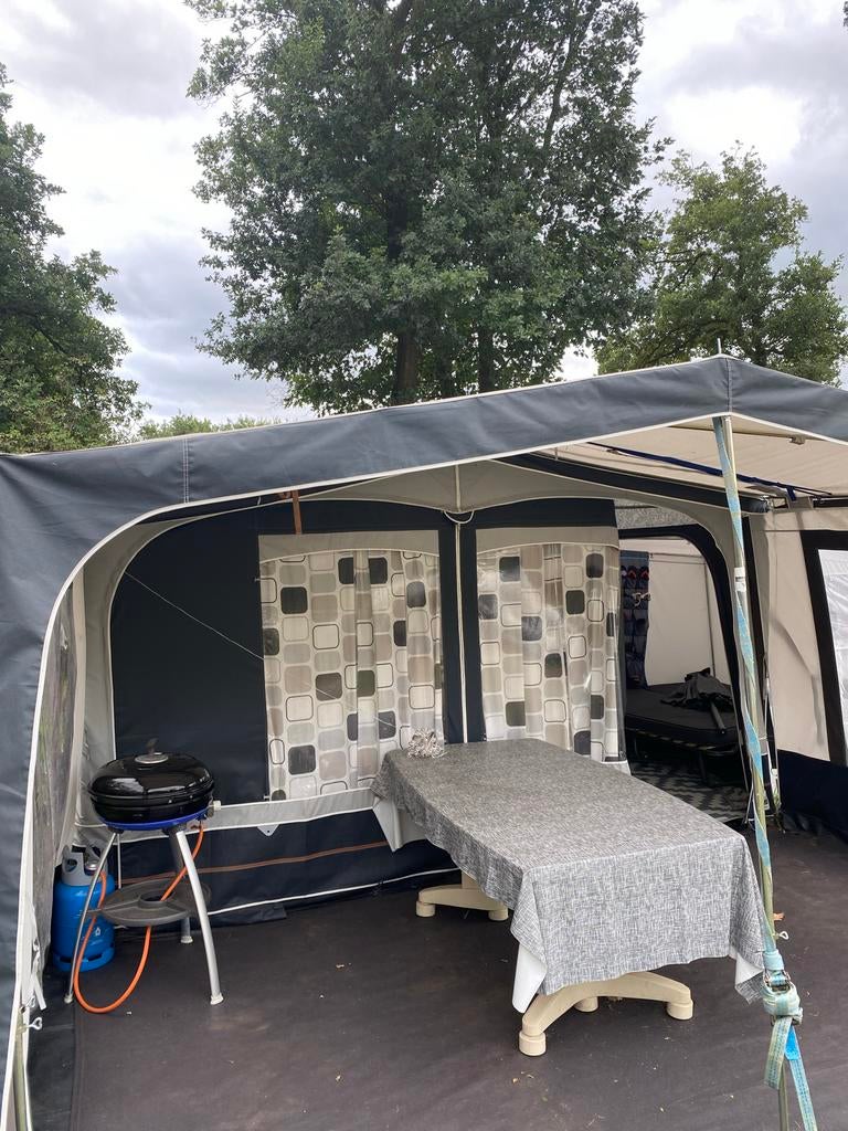 Hypercamp Bologna voortent maat 7 met zijtent, Ophalen of Verzenden, Gebruikt, Overige merken