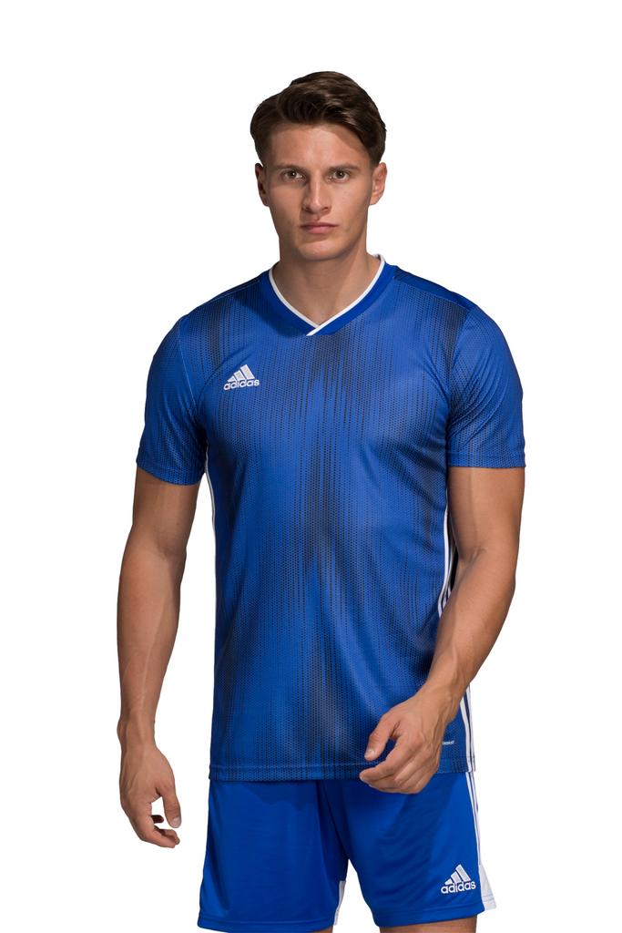Heren t shirt Adidas L, Ophalen of Verzenden, Zo goed als nieuw, Maat 52/54 (L), Blauw