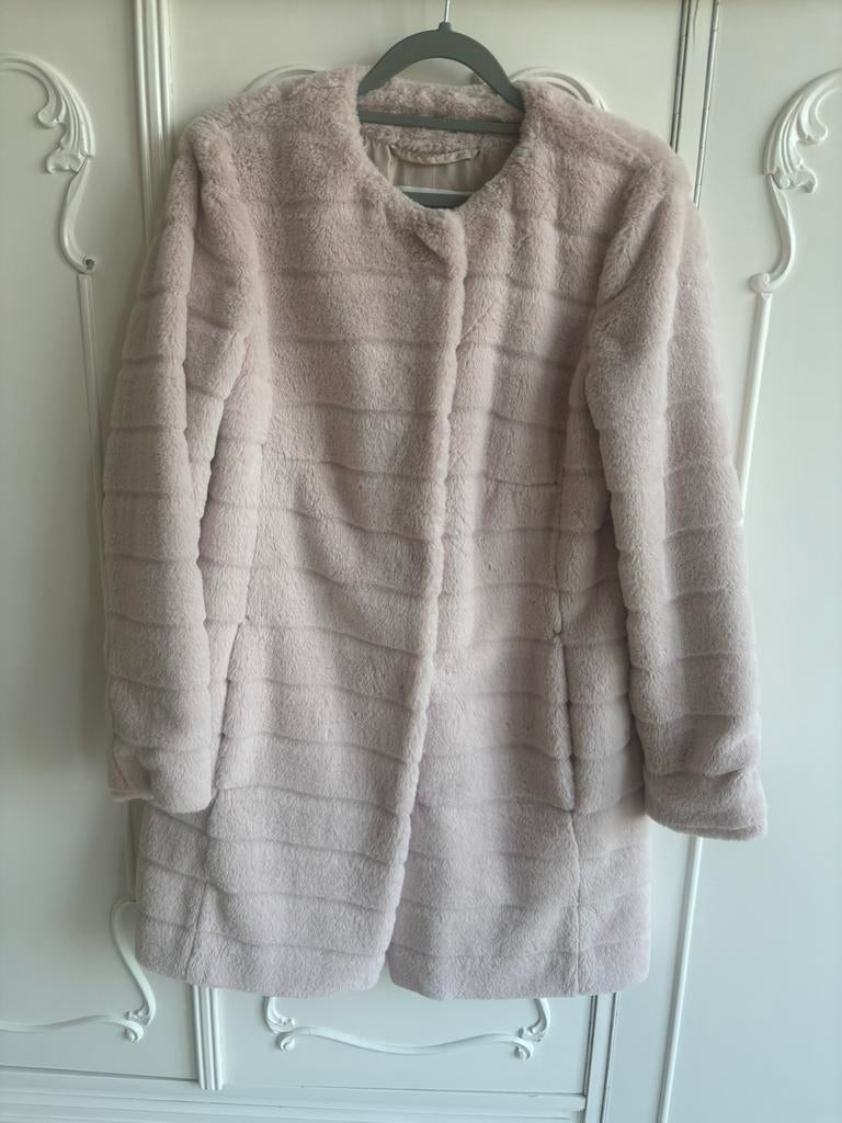 Nieuw roze fake fur bont jas merk Fuchs Schmitt maat 36, Ophalen of Verzenden, Nieuw, Maat 36 (S), Roze