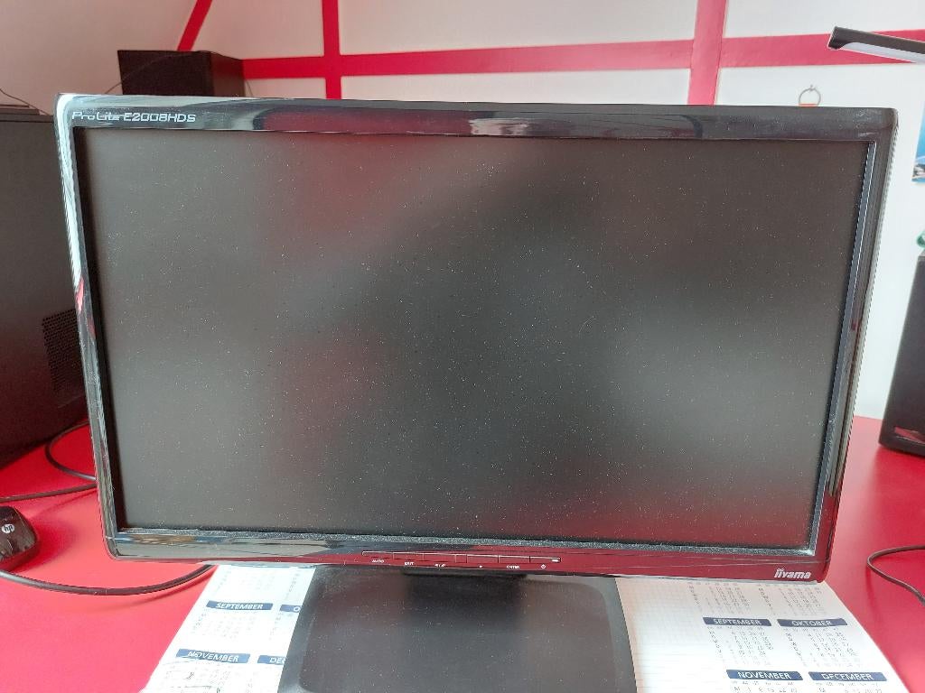 Computer beeldscherm Iiyama Prolite E2008HDS, Computers en Software, Monitoren, Ophalen, In hoogte verstelbaar, Overige typen