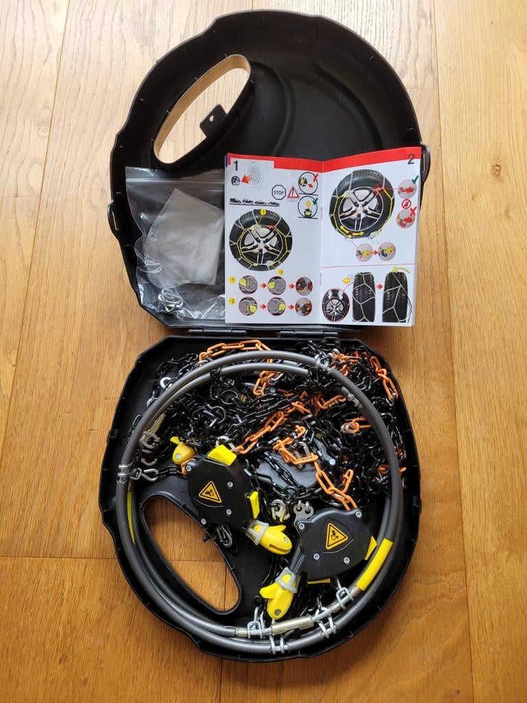 Te koop: nieuwe sneeuwkettingen 9mm, zelfspannend, Ophalen of Verzenden, Nieuw