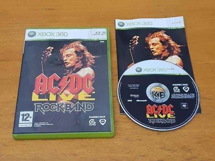 XBOX 360 | AC/DC Live Rock Band, Muziek, Gebruikt, Ophalen of Verzenden, 3 spelers of meer