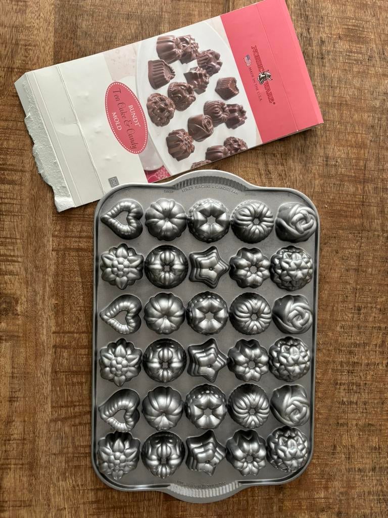 Bundt Tea Cake & Candy bakvorm, Ophalen of Verzenden, Zo goed als nieuw, Taarten, Bakvorm