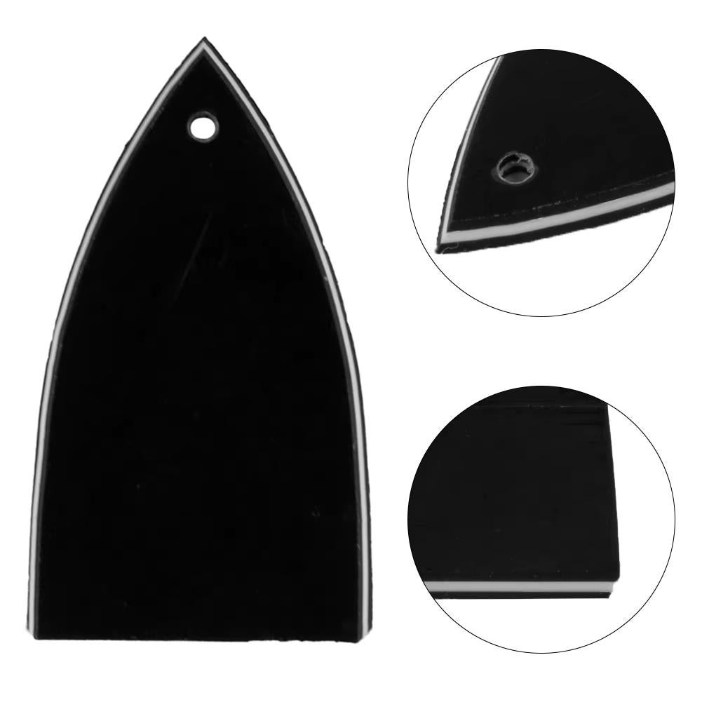 Truss rod cover triangle 1-gaats zwart/wit/zwart, Moku Custom Guitars, Nieuw, 4613CB, Ophalen of Verzenden