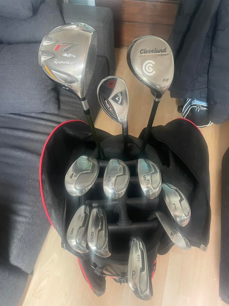 Zeer mooie Cleveland heren golfset met zgan standbag, Sport en Fitness, Golf, Ophalen of Verzenden, Zo goed als nieuw, Set, Cleveland