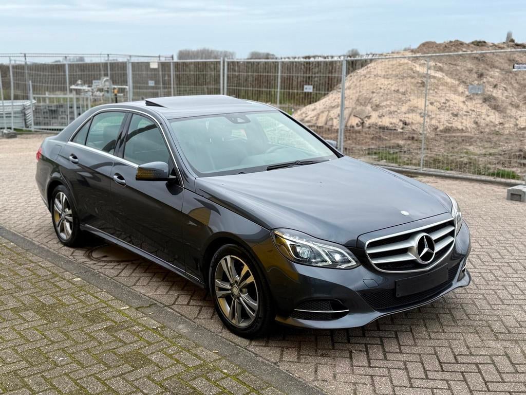 Mercedes-Benz E-klasse 200 CDI Avantgarde Bj 2013 Xenon Led, Gebruikt, Zwart, 4 cilinders, Leder en Stof