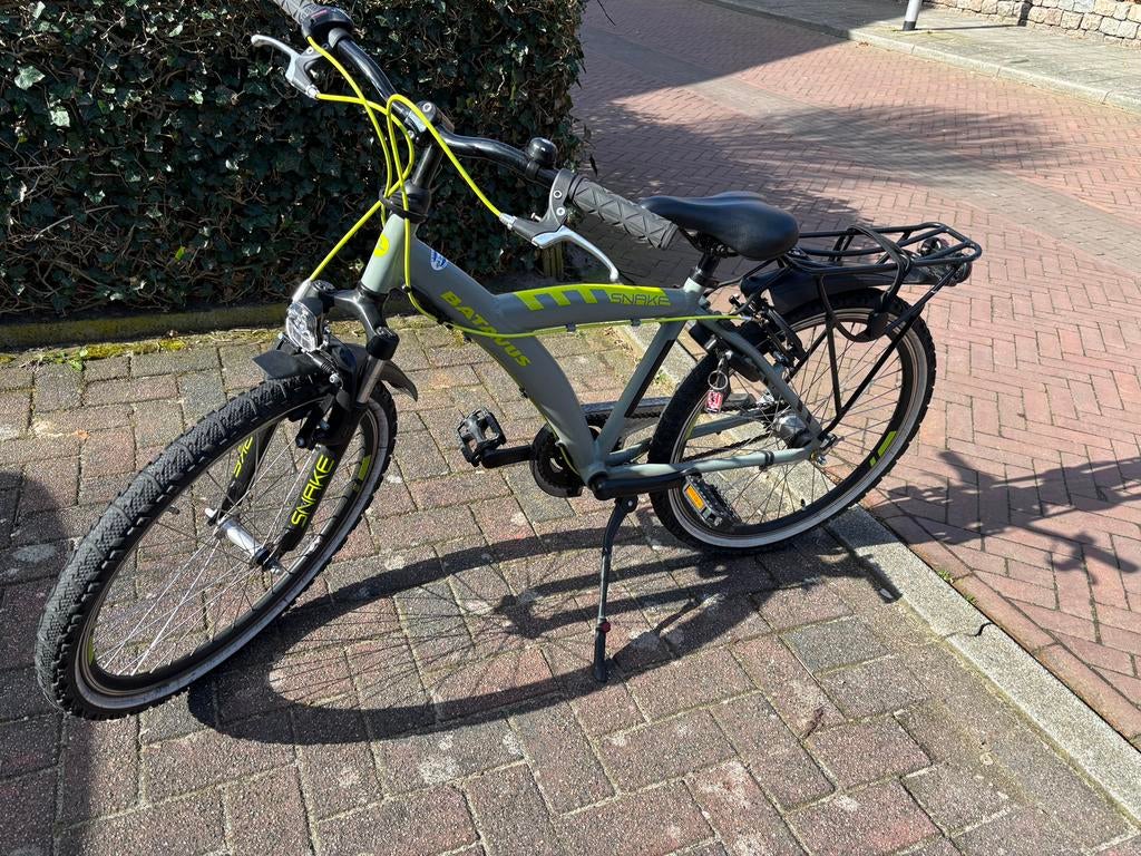 Kinderfiets 24inch Batavus Snake zgan, Fietsen en Brommers, Fietsen | Jongens, Ophalen of Verzenden, Zo goed als nieuw, 24 inch