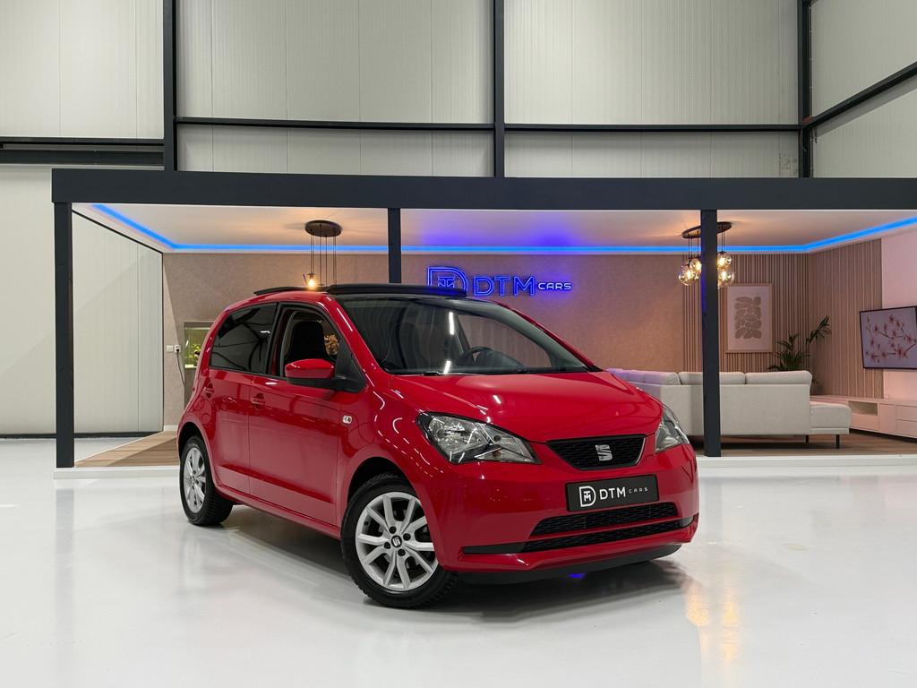 Seat Mii 1.0 FR 75PK Intense Pano Pdc Clima Led Cruise Airco, Voorwielaandrijving, Gebruikt, 4 stoelen, Mii