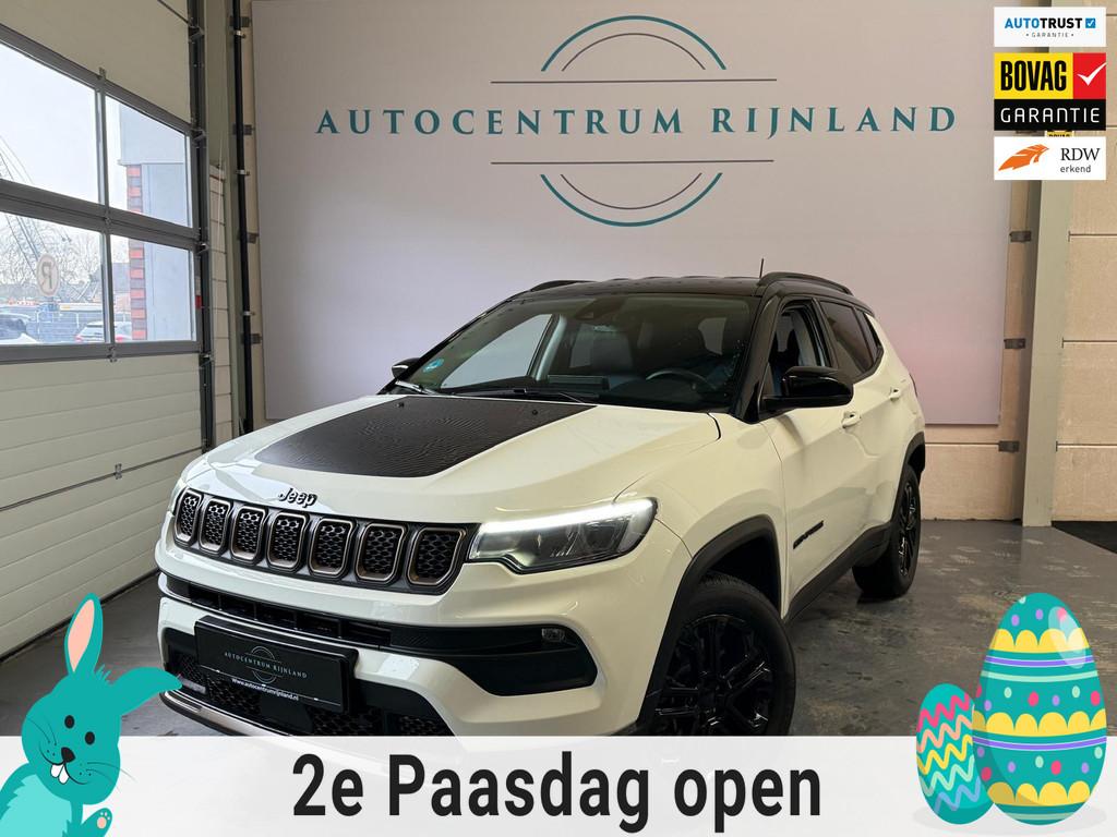 Jeep Compass 4xe 240 PHEV Upland Automaat, Stoel/Stuur Verwa, Automaat, 1250 kg, 4 cilinders, Leder en Stof