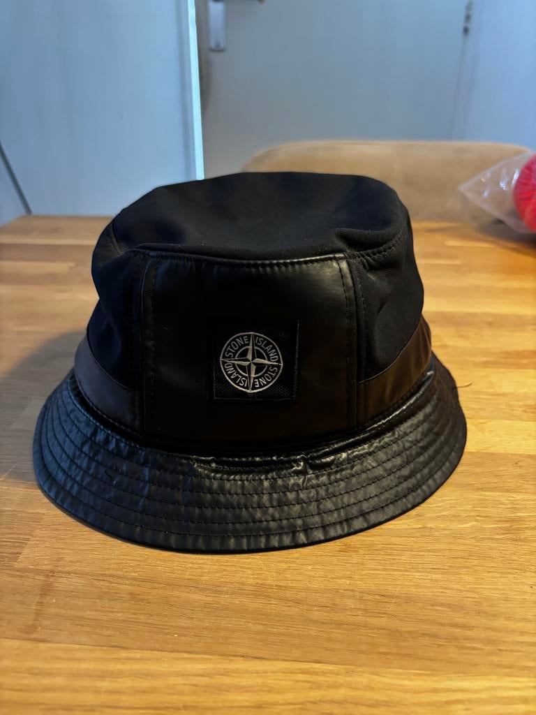 Stone Island Visserhoed / Buckethat - Gebruikt, Ophalen of Verzenden, Gedragen, One size fits all, Hoed