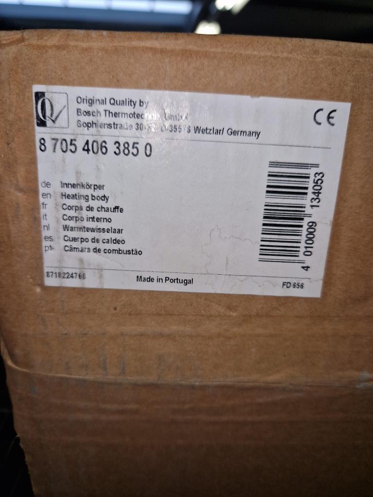 Nefit warmtewisselaar, Doe-het-zelf en Verbouw, Minder dan 30 cm, Cv-ketel of Combi-ketel, Nieuw, Minder dan 60 cm