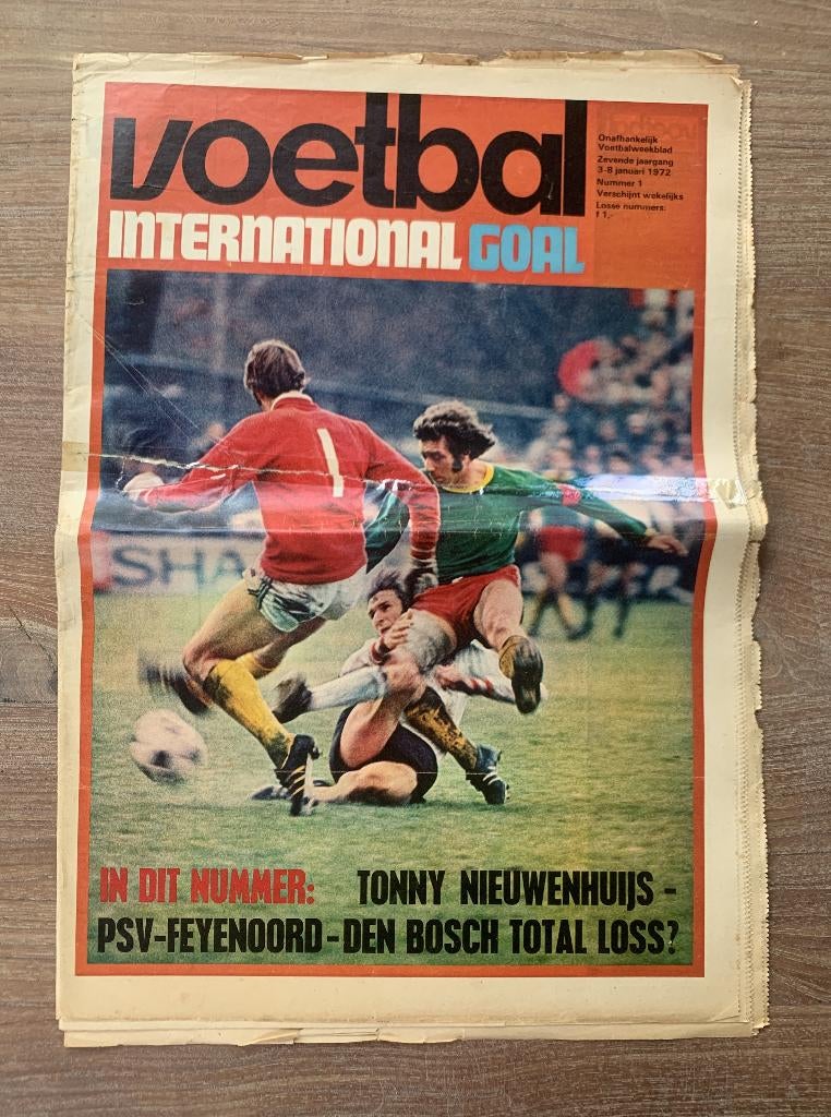 Voetbal International VI Div. tijdschriften uit 1972 / €3,-, Ophalen of Verzenden, Zo goed als nieuw, F.C. Twente, Boek of Tijdschrift