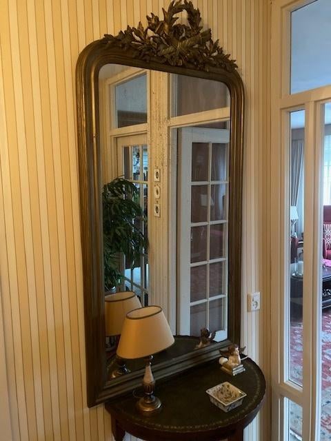 antieke spiegel, Ophalen, Rechthoekig, 50 tot 100 cm, 150 tot 200 cm