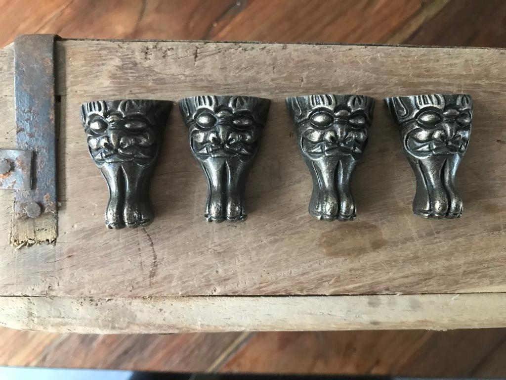 Tibet hoek pootjes voor sieradenkist of andere kist set, Huis en Inrichting, Woonaccessoires | Overige, Meerkleurig, Nieuw, Ophalen of Verzenden