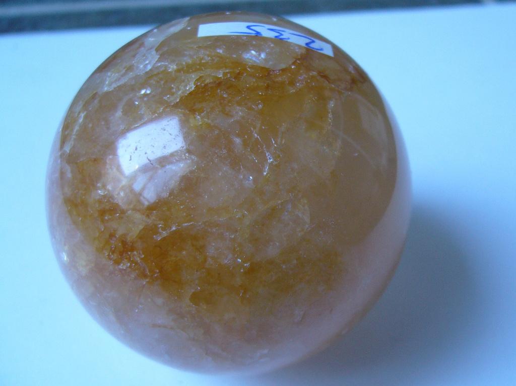 Golden healer XL prachtige bol gouden insluiting limoniet, Ophalen of Verzenden, Mineraal