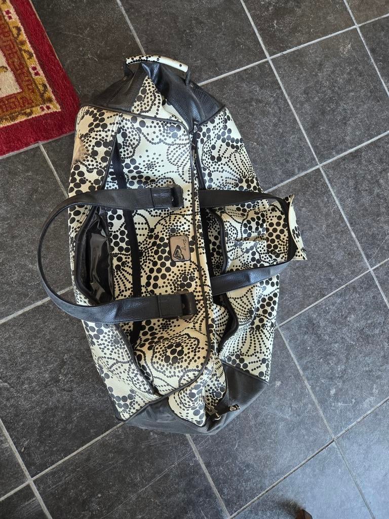 Roxy Limited Edition Leren Koffer met Wielen, Ophalen, Gebruikt, Zwart, Wieltjes