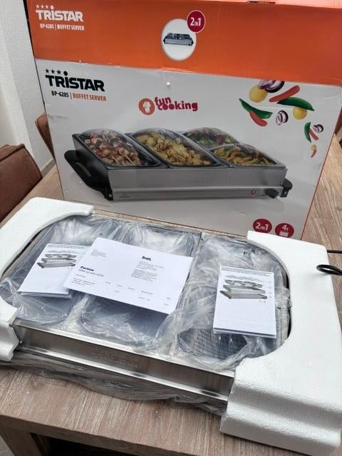 buffet warmteplaat, Witgoed en Apparatuur, Kookplaten, Nieuw, Vrijstaand, Elektrisch, 4 kookzones