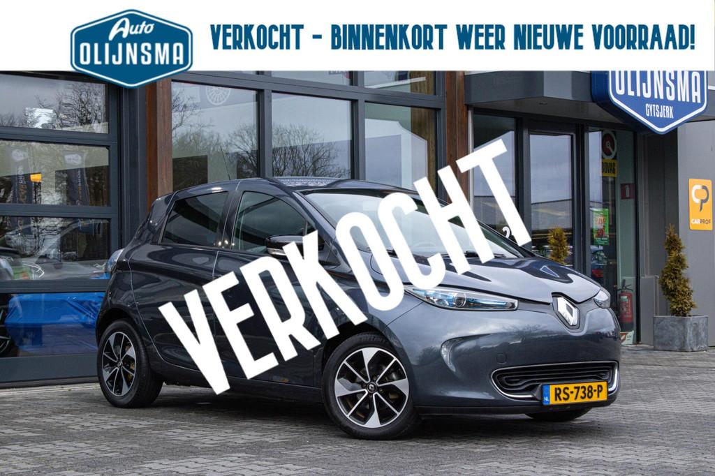 Renault Zoe R90 Intens 41 kWh|Navi|PDC|16"LMV|NAP|Stoelverwa, Stof, Gebruikt, Zwart, Origineel Nederlands