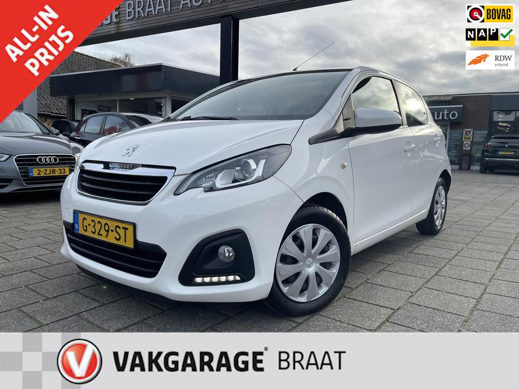 Peugeot 108 1.0 e-VTi l AIRCO l BLUETOOTH l RIJKLAAR!, Voorwielaandrijving, Stof, Gebruikt, Euro 6