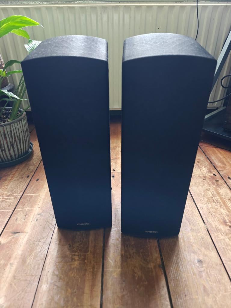 Onkyo SKS-HT594 2x Atmos front + center luidsprekerset, Overige merken, Gebruikt, Ophalen of Verzenden, 120 watt of meer