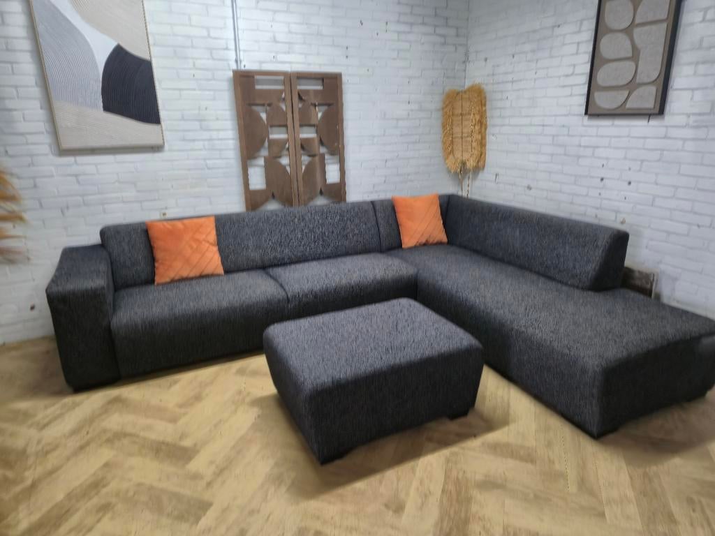 Hoekbank | Montel | Modern, Ophalen of Verzenden, Zo goed als nieuw, Stof