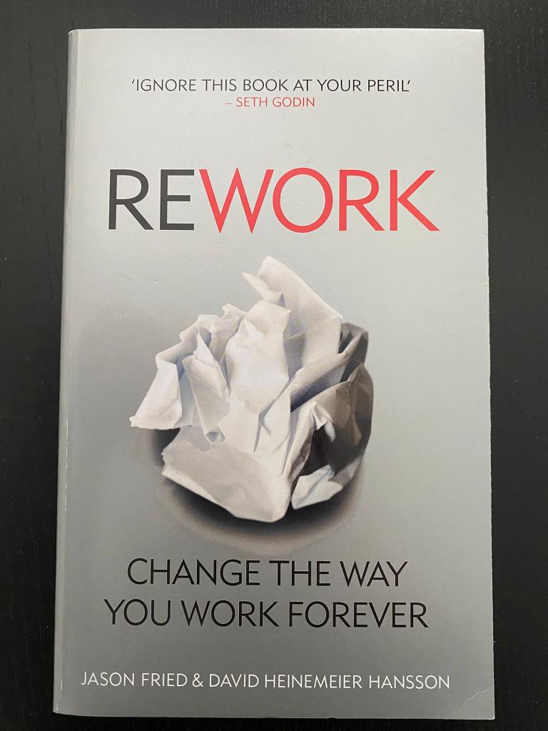 ReWork, Ophalen of Verzenden, Jason Fried & David Hansson, Management, Zo goed als nieuw