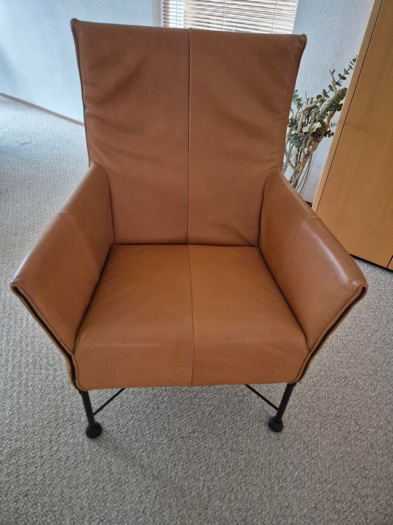 Montis Charly fauteuil Gerard van den Berg, Huis en Inrichting, Stoelen, Ophalen, Gebruikt, Bruin, Eén