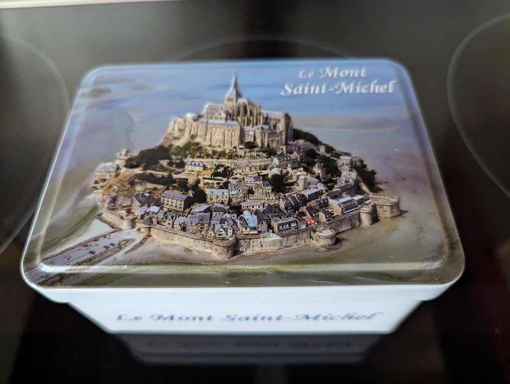 Blik le Mont Saint Michel Normandië, Ophalen of Verzenden, Zo goed als nieuw, Overige