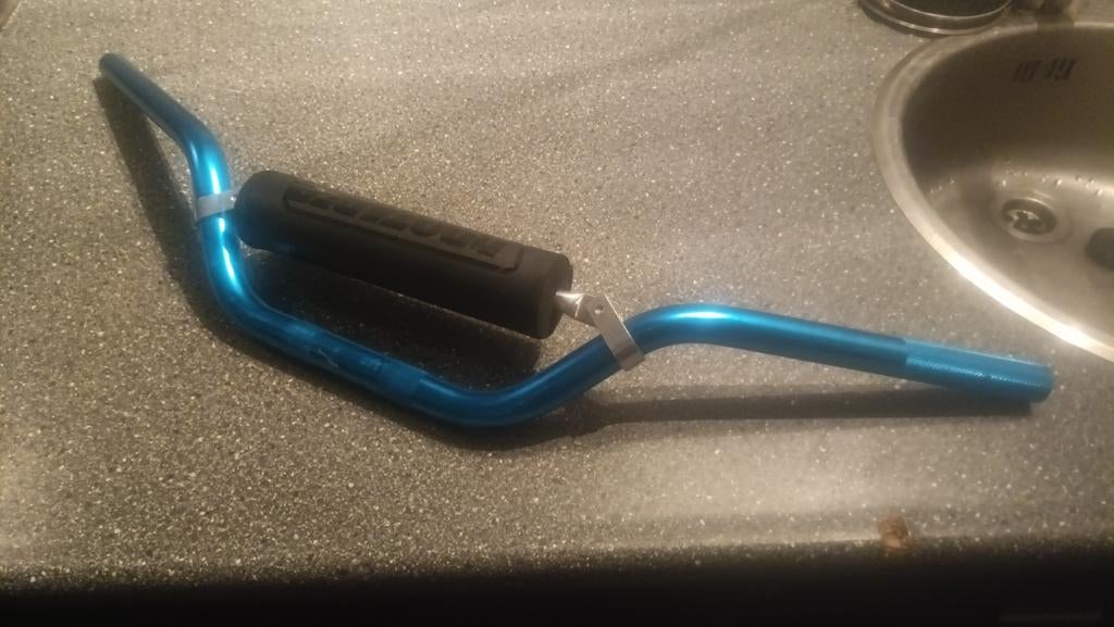 Blauw ProTaper stuur, Motoren, Ophalen, Gebruikt