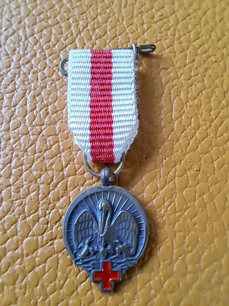 Oud Nederlands Rode Kruis Medaille W.V.V. Zeist, Ophalen of Verzenden, Brons
