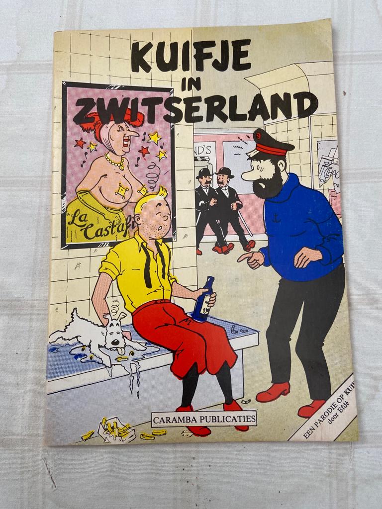 Kuifje in Zwitserland., Eén stripboek, Ophalen of Verzenden, Zo goed als nieuw