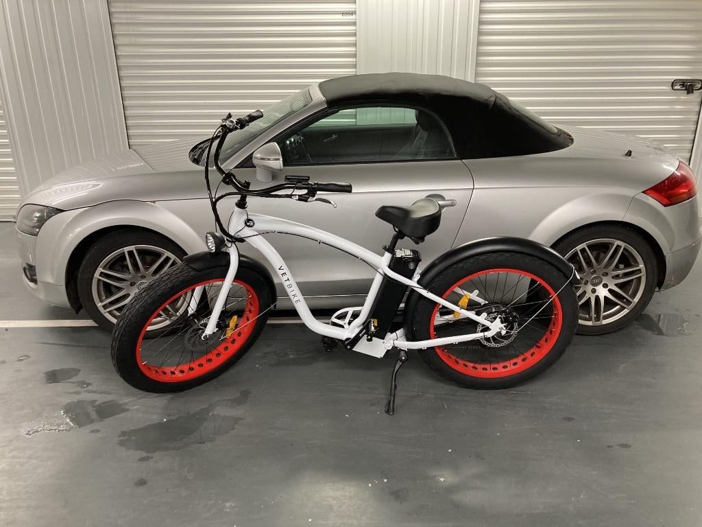 Beach Cruiser Vetbike Red sport Rims, Ophalen, Cruiser, Heren, Aluminium