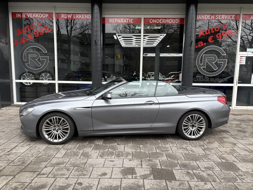 BMW 6 Serie Cabrio 640i High Executive INRUIL MOGELIJK !, Auto's, BMW, Euro 5, Achterwielaandrijving, Gebruikt, Zwart