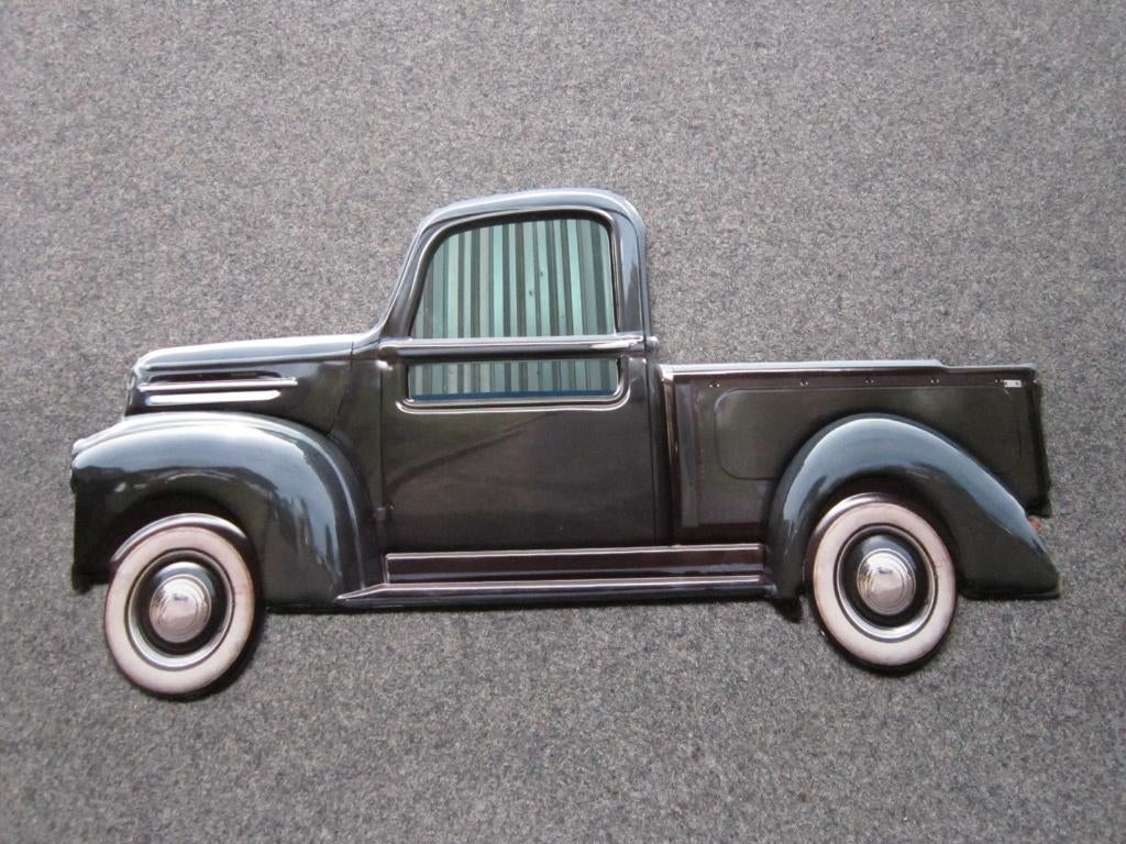 PICKUP TRUCK WANDDECORATIE, Ophalen, Zo goed als nieuw, Reclamebord