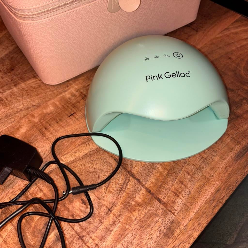 Pink Gellac UV lamp Mint, Ophalen, Zo goed als nieuw, Handen en Nagels, Toebehoren