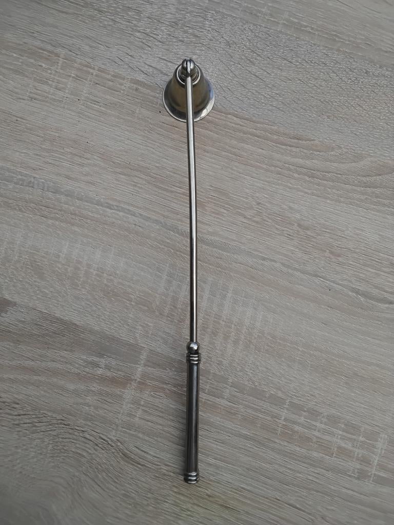 Vintage Zilverkleurige Kaarsendover, Ophalen