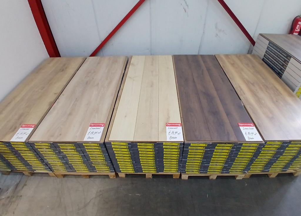 Goedkoopste laminaat!!, Doe-het-zelf en Verbouw, Hout en Planken, Nieuw, Plank, Eiken, Minder dan 200 cm, Minder dan 25 mm, Ophalen of Verzenden