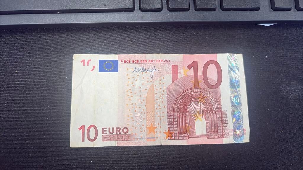 Biljet van 10 euro jaar 2002, Ophalen of Verzenden, Euro's