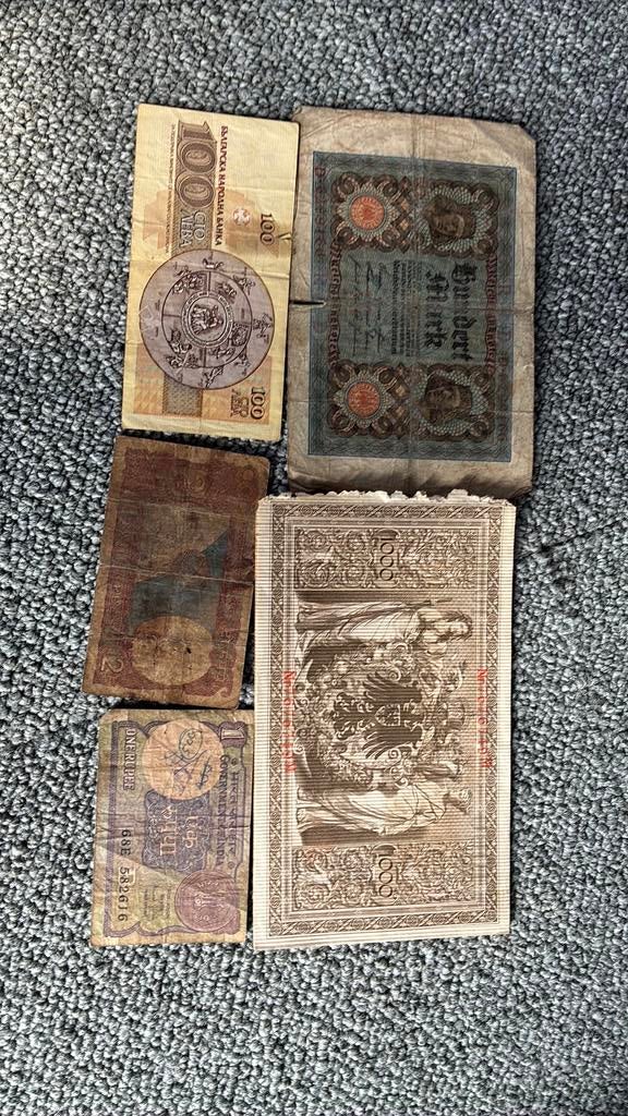 5 x biljetten 2 e keus, Postzegels en Munten, Munten en Bankbiljetten | Verzamelingen, Ophalen of Verzenden, Buitenland, Bankbiljetten