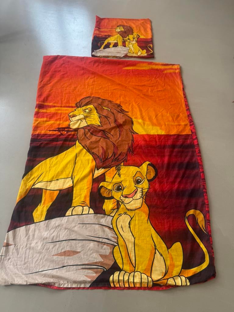 Lion king dekbedovertrek, Ophalen of Verzenden, Zo goed als nieuw, Jongetje of Meisje, Dekbedovertrek