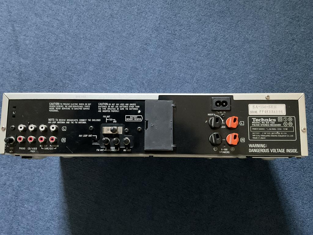 Vintage Technics Receiver SA-150, Audio, Tv en Foto, Versterkers en Receivers, Ophalen of Verzenden, Gebruikt, Stereo, Minder dan 60 watt