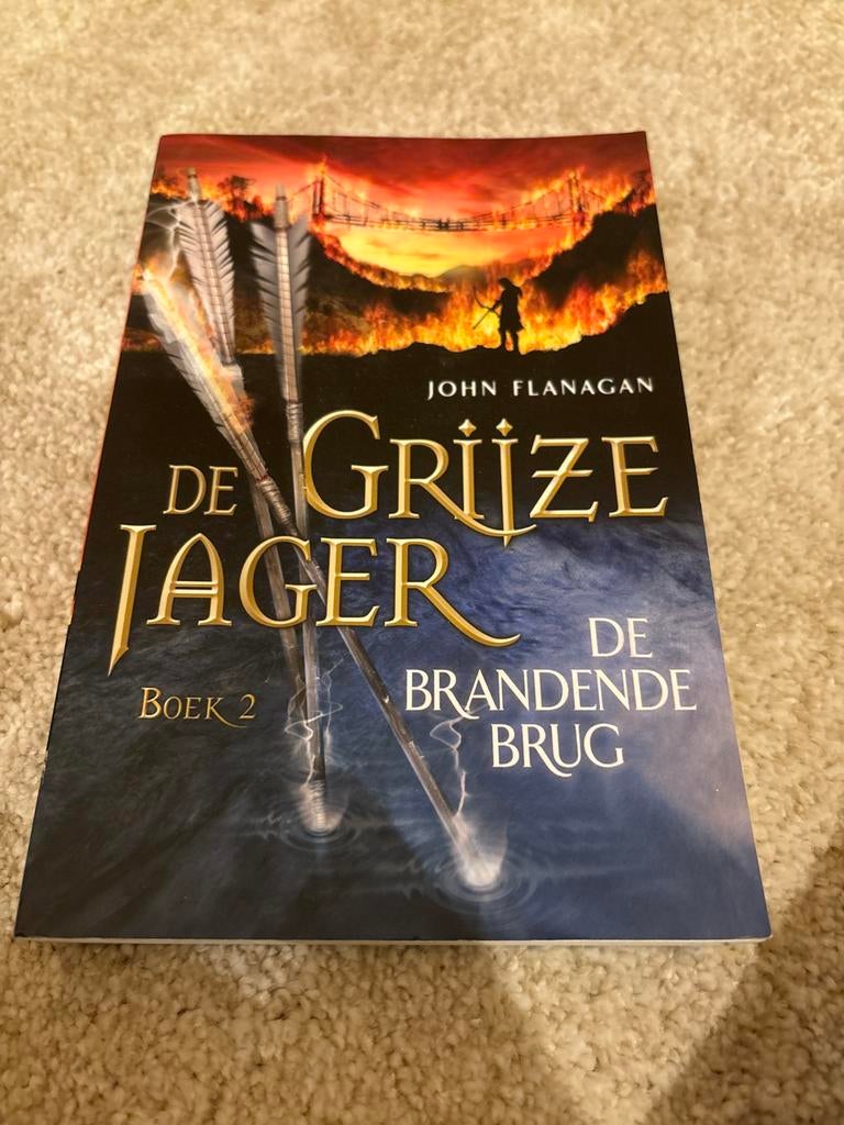 De Grijze Jager - De Brandende Brug (Boek 2), Ophalen of Verzenden, Zo goed als nieuw