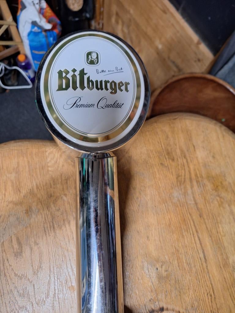 Biertap Bitburger tekoop met verlichting, Ophalen, Overige merken