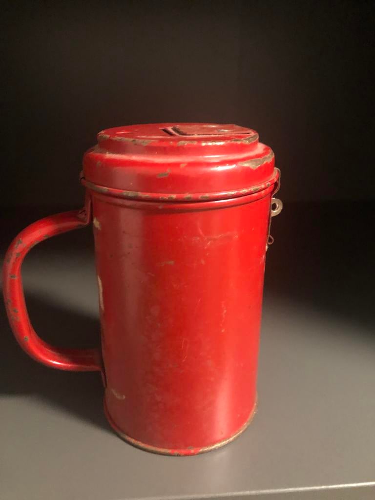 Vintage Rode Collectebus, Ophalen