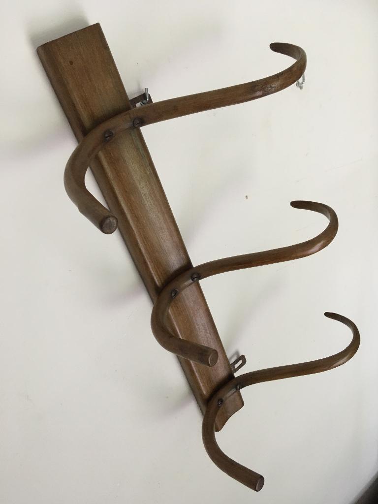 Originele Thonet bentwood kapstok, Huis en Inrichting, Woonaccessoires | Kapstokken, Ophalen of Verzenden, Gebruikt, Hout, Wandkapstok